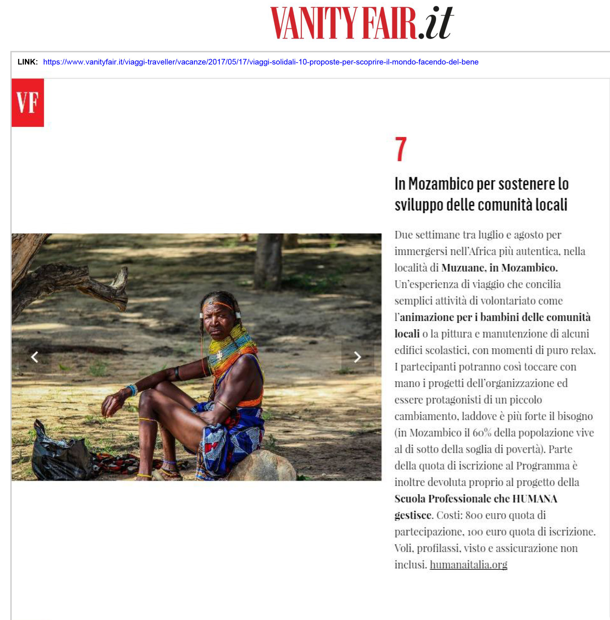 VanityFair Dicono di noi